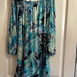 Lilly Pulitzer Vibrant Blue and Purple Top